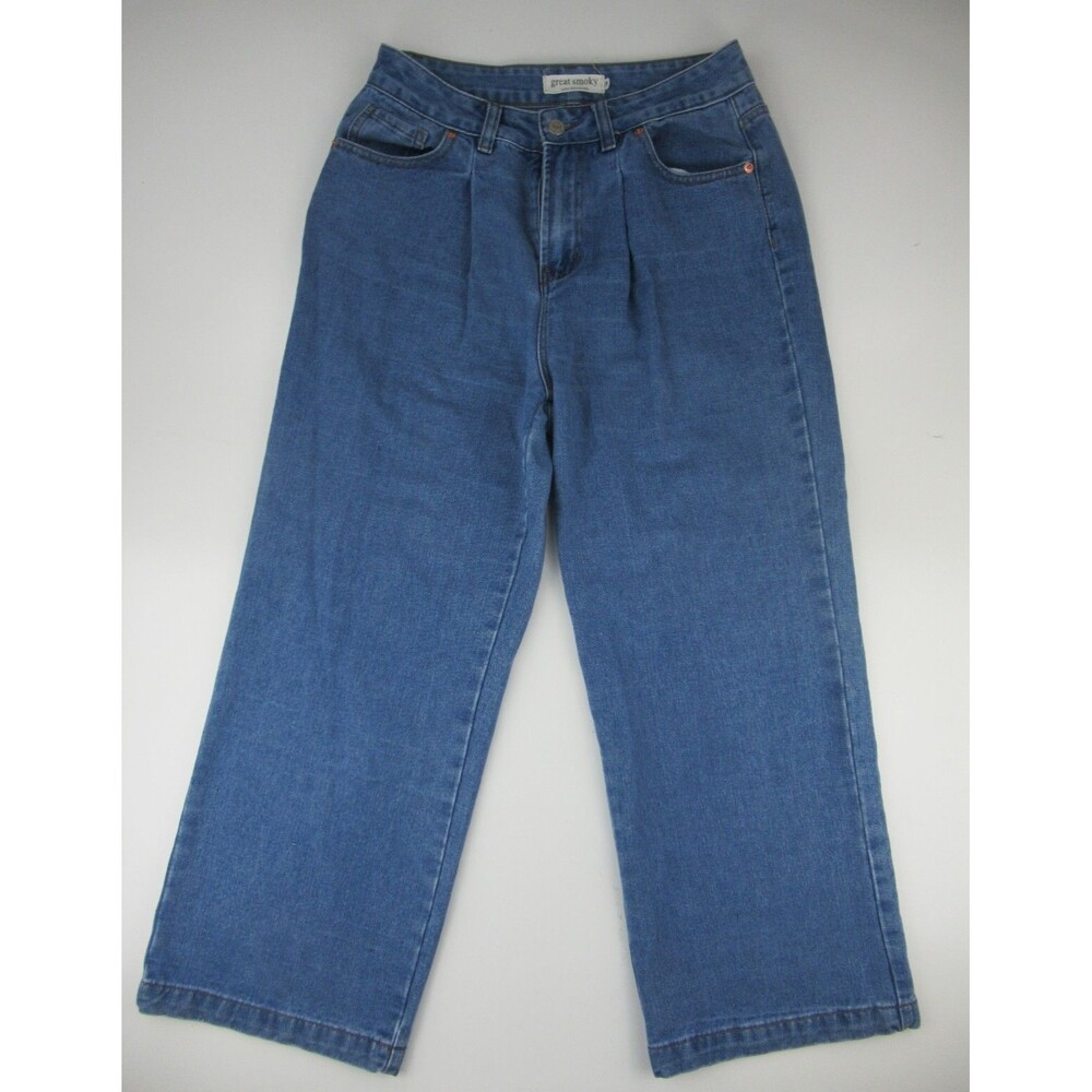 Great Smoky Los Angeles Junior's Mom Pleat Front Jeans Size 9